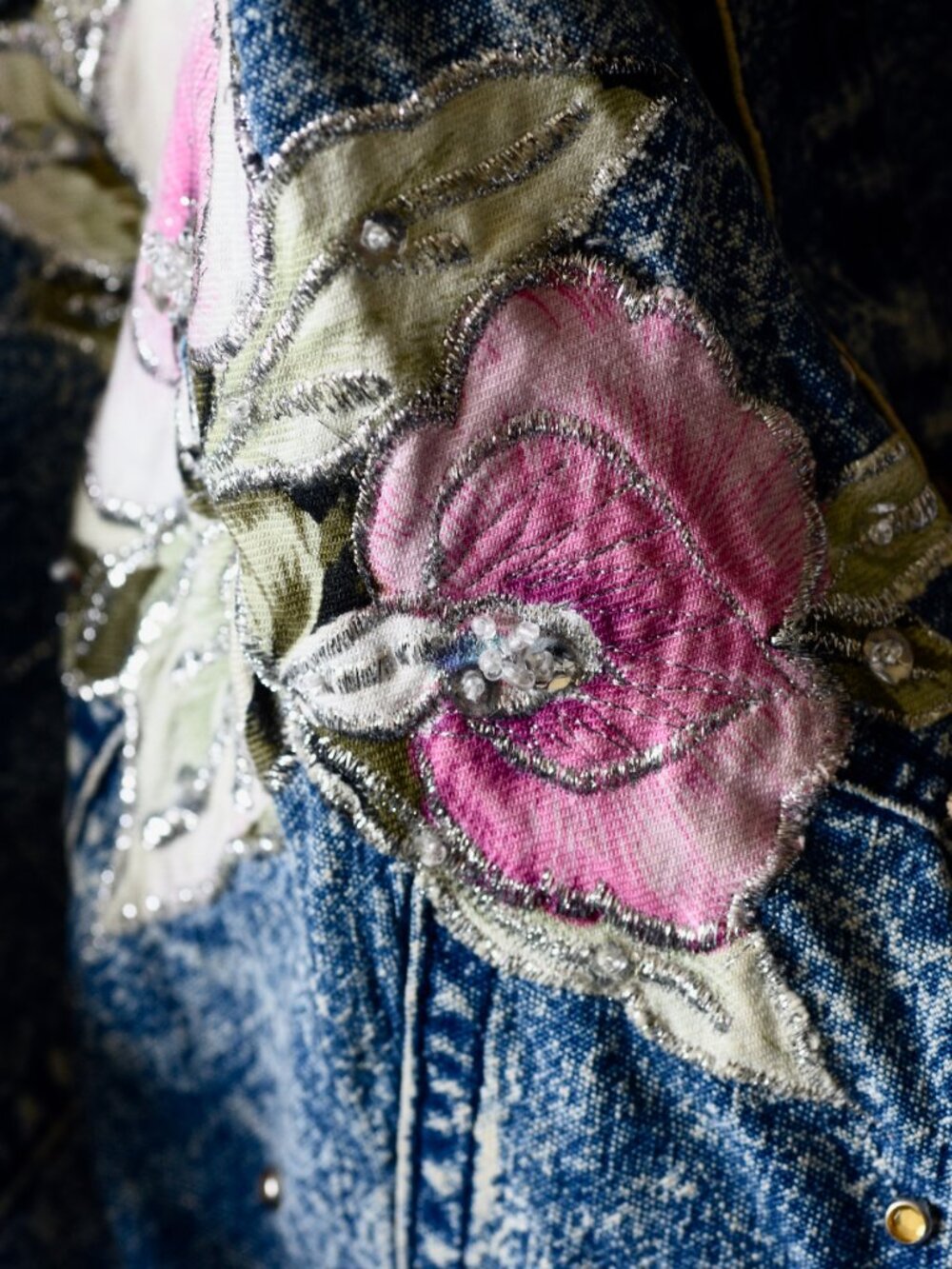 West Rider Authentic Jeans Embellished Vintage Dress - Picture 5 of 6